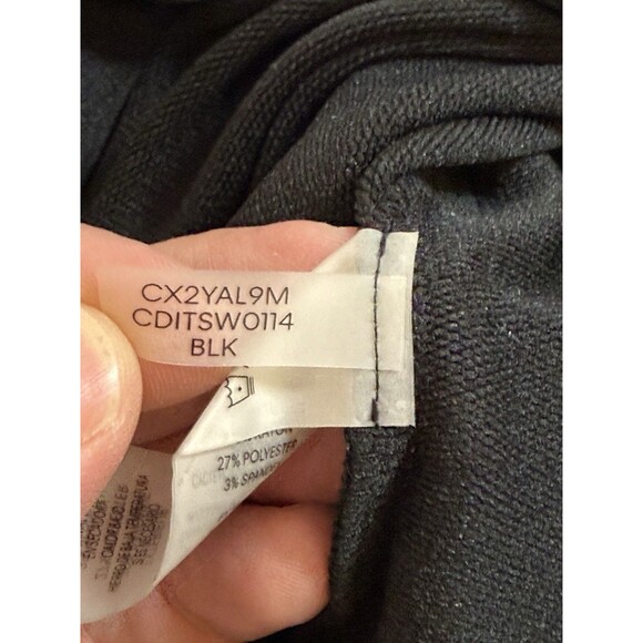 3X Calvin Klein Pullover Top Half Zip Black Loungewear NWT - Picture 12 of 14